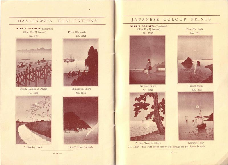 Hasegawa Publishing Company Catalog - Pages 40 and 41